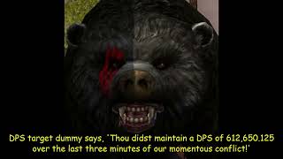 LOTRO U331 Red Beorning Parse 612k buffed [upl. by Nyleikcaj]