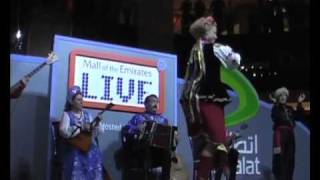 Balalaika  Bibs Ekkel  Russian Tornado in Dubai Balalaika amp Cossack Dancers [upl. by Morrell958]