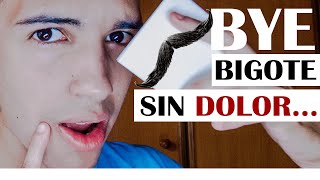 Como depilar el bigote de hombre ¿SIN DOLOR  CON CERA TRADICIONAL O CASERA [upl. by Cirted131]