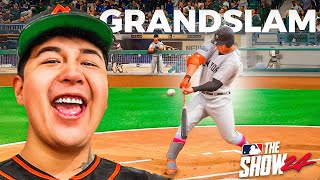 MI PRIMER GRAND SLAM EN GRANDES LIGAS  MLB Road To Show 2024 17 [upl. by Ahsiema109]