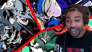 Persona 5 Royal ALLOUT ATTACKS Reaction [upl. by Erbua]