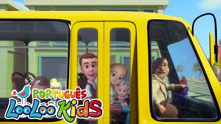 🚌A Roda do Ônibus e mais Músicas Infantis com LooLoo Kids em Português [upl. by Suiratnod45]