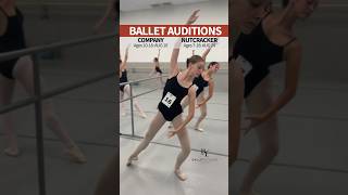 BALLET AUDITIONS  Ballet Etudes Company and The Nutcracker [upl. by Onirotciv]