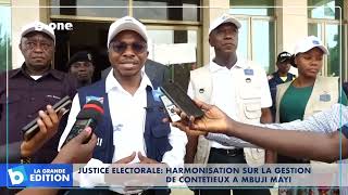 Justice électorale  Harmonisation sur la gestion de contentieux à Mbuji mayi [upl. by Sondra]