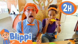 Southern California Childrens Museum  Blippi  Kids Playground  Educational Videos for Kids [upl. by Bondie]