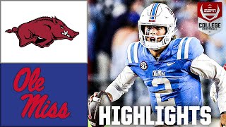 Arkansas Razorbacks vs Ole Miss Rebels  Full Game Highlights [upl. by Elleryt]