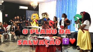 O PLANO DA SALVAÇÃO✝️♥️ ministracaoinfantil cultoinfantil planoperfeito [upl. by Horsey]