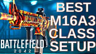 How to Make M16A3 Overpowered in Battlefield 2042 M16A3 BEST CLASS SETUP [upl. by Casper]