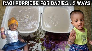 RagiFinger MilletMilk Porridge for Babies 5month3 yearsರಾಗಿ ಸರಿ ರೆಸಿಪಿLifestyle Bling By Sowmya [upl. by Dareece]