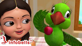 Chitti Chilakamma Amma Kottinda  Telugu Rhymes for Children  Infobells [upl. by Anit]