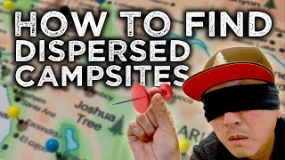 HOW TO find dispersed campsites free dispersed camping boondocking car camping overlanding [upl. by Harleigh993]