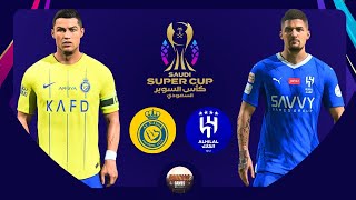 Al Nassr X Al Hilal  Supercopa da Arábia Saudita  4K  PS5™ [upl. by Aidekal]