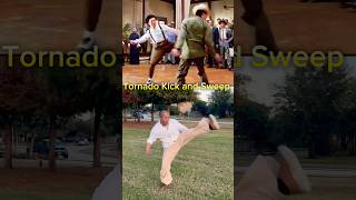 Tornado Kick and Sweep martialarts kungfukickboxing shaolinkungfu [upl. by Ziegler304]