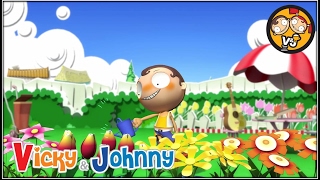 Vicky amp Johnny  Episode 45  GARDEN  Full Episode for Kids  2 MIN [upl. by Asle]