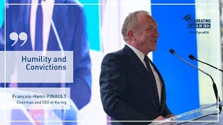 HEC Paris Graduation 2024 Speech of FrançoisHenri Pinault H85 Kering Chairman and CEO [upl. by Yatnahs]