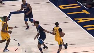 Mudiay with The Fake Behind The Back Pass and Score vs Timberwolves [upl. by Iarised]