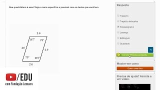 Exercícios sobre tipos de quadriláteros [upl. by Aaronson]