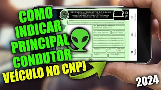 Como indicar condutor principal de veículo que está no CNPJ Pessoa Jurídica Passo a Passo 2024 [upl. by Tamis357]