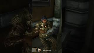 Oblivion Npc reading a book elderscrolls oblivion bethesda gaming skyrim eso [upl. by Ynove792]