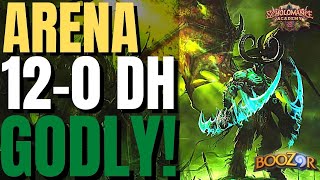 Hearthstone Arena  120 Demon Hunter  Godly Power Undefeated Insane Draft  Scholomance Academy [upl. by Mcclain380]