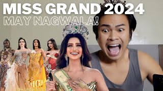 MISS GRAND INTERNATIONAL 2024 REACTION  Cedricks Blanco [upl. by Anaibaf]