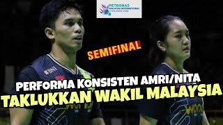 Amri SyahnawiNita Violina Marwah vs Lau Yi ShengYap Rui Chen  Malaysia International Challenge 24 [upl. by Nyliahs259]