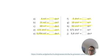 Längen Fläche Volumen Masse berechnen [upl. by Angeline138]