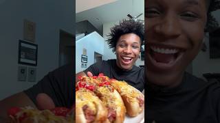 Baked Chilli Cheese Hot Dog MUKBANG [upl. by Bills]