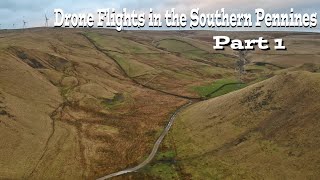 Drone Flying in the Southern Pennines The Pennine Bridal Way Littleborough [upl. by Oiramrej569]