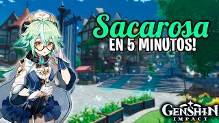 SACAROSA EN 5 MINUTOS ⚗️💨  Genshin impact  Guía Sacarosa [upl. by Maure]