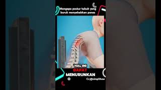 Mengapa postur tubuh yang buruk menyebabkan panas Simplihowww satisfyingvideo [upl. by Nennarb]