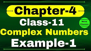 Example 1 Chapter 4 Class 11 Math  Complex Numbers and Quadratic Equations  CBSE NCERT [upl. by Filippa]