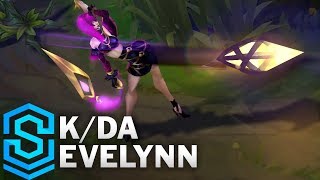 KDA ALL OUT Evelynn Skin Spotlight  League of Legends [upl. by Oizirbaf]