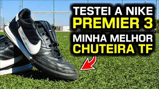 Minha CHUTEIRA de JOGO 🔥  Testei a chuteira society Nike Premier 3 TF [upl. by Airemat]