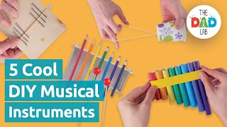 5 DIY Musical Instruments That Actually Work [upl. by Jakie557]