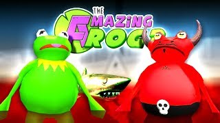 KERMIT SATAN amp THE ZOMBIE MEGALODON  NEW Amazing Frog Halloween Update [upl. by Eiramanad]