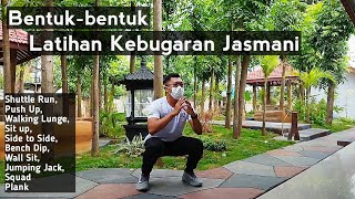 Bentuk Latihan Kebugaran Jasmani  11 Macam Latihan Kebugaran di Rumah [upl. by Rustice]