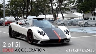 Pagani Zonda Cinque 2 of 5 Startup and Accelerations [upl. by Farleigh]