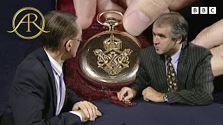 Mint Condition Gold Engraved Watch  Antiques Roadshow [upl. by Ahsennod]