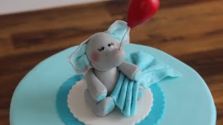 Tutorial Elefant modellieren aus Fondant  Elephant  Sallys Welt [upl. by Hardman]