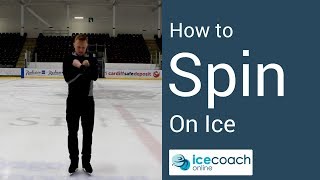 Learn How to Spin On Ice the Easy Way for Beginners [upl. by Ophelia115]