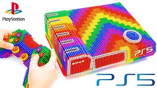 DIY  Build Amazing PS5 Game Console Model With Magnetic Balls Satisfying  Magnet Balls [upl. by Calvinna35]