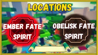 EMBER AND OBELISK FATE SPIRITS LOCATIONS IN SHINDO LIFE  Shindo Life  Free Private Servers [upl. by Gaskins]