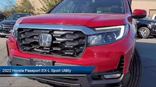 2022 Honda Passport EXL Sport Utility Hanford Visalia Porterville Lemoore Tulare [upl. by Eudo]