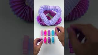 Changing colors OddASMR POPs diy satisfyingvideos relaxing creative oddasmr insideout colors [upl. by Ahsinak]