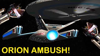 USS Babylon ORION AMBUSH Both Ways  Star Trek Starship Battles [upl. by Nirroc]