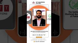 Accuracy  Sir Hafiz Salman Aslam ACA Faculty of Audit amp Assurance [upl. by Lirrehs]