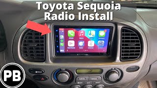 2003  2007 Toyota Sequoia  Tundra Radio Install [upl. by Shultz243]