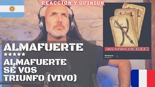 Reacción  Almafuerte  Almafuerte  Sé vos et Triunfo en vivo  ElFrancés [upl. by Belamy762]