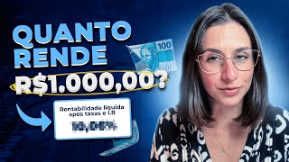 Quanto rende R1000 investidos no Tesouro Direto IPCA Selic e Prefixado Calculadora gratuita [upl. by Ardeid]